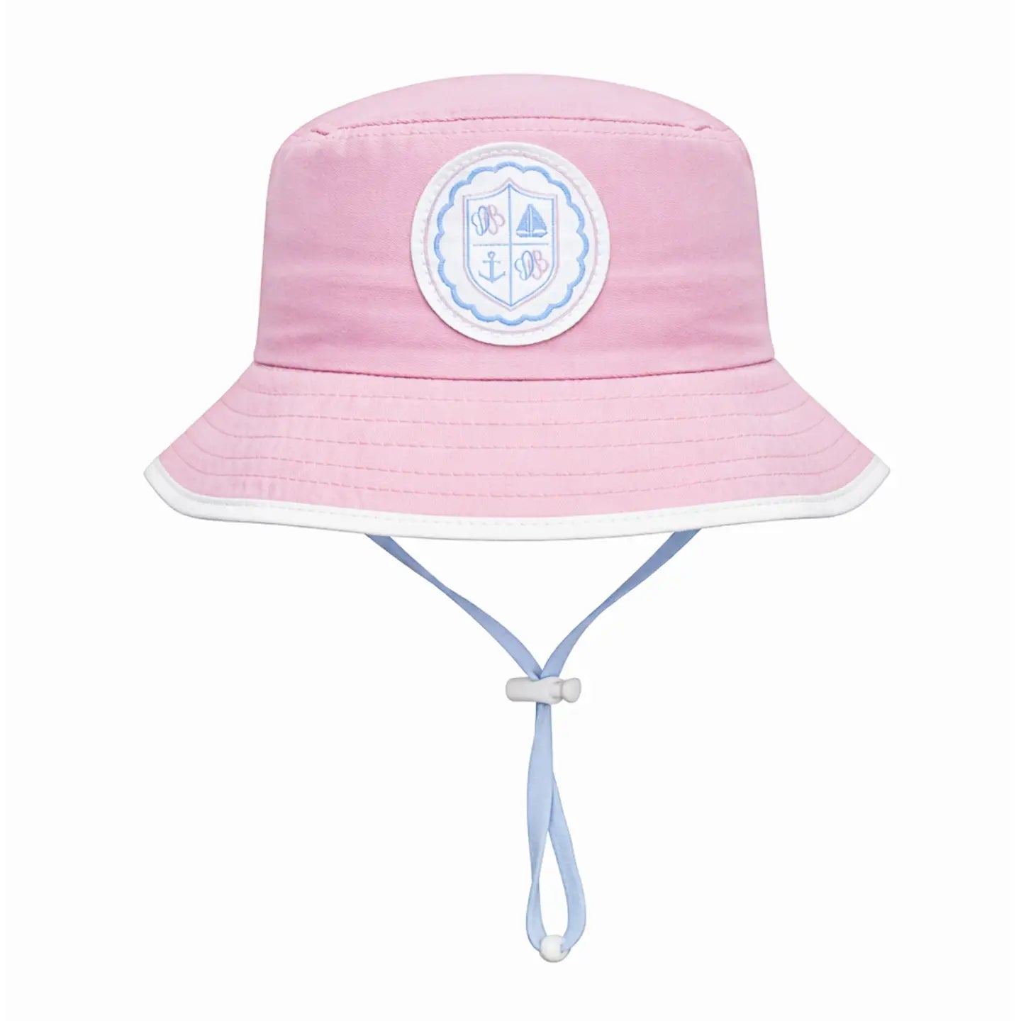 Coastal Crest Bucket Hat Pink