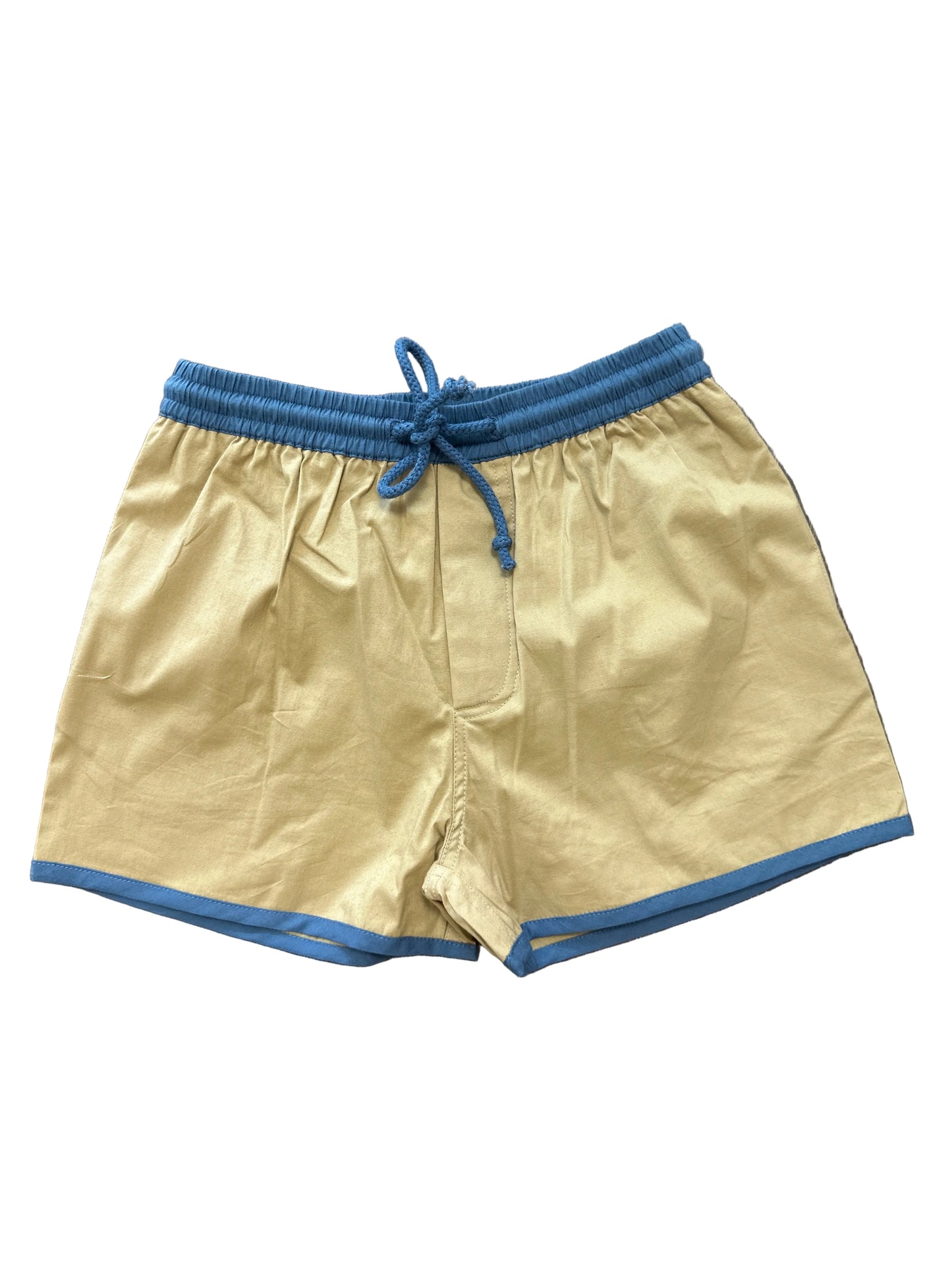 Khaki Pop-On-Shorts