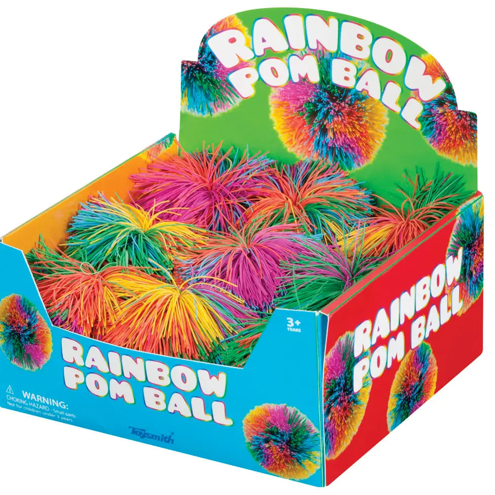 Rainbow Pom Ball