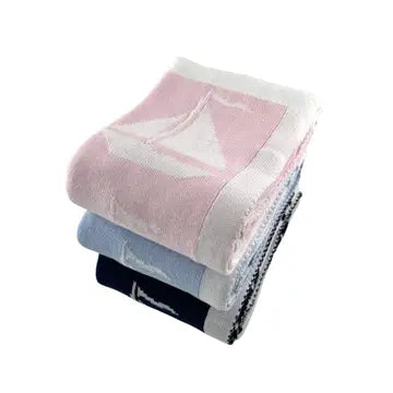 Sailboat Blankets (Blue, Pink, Navy)