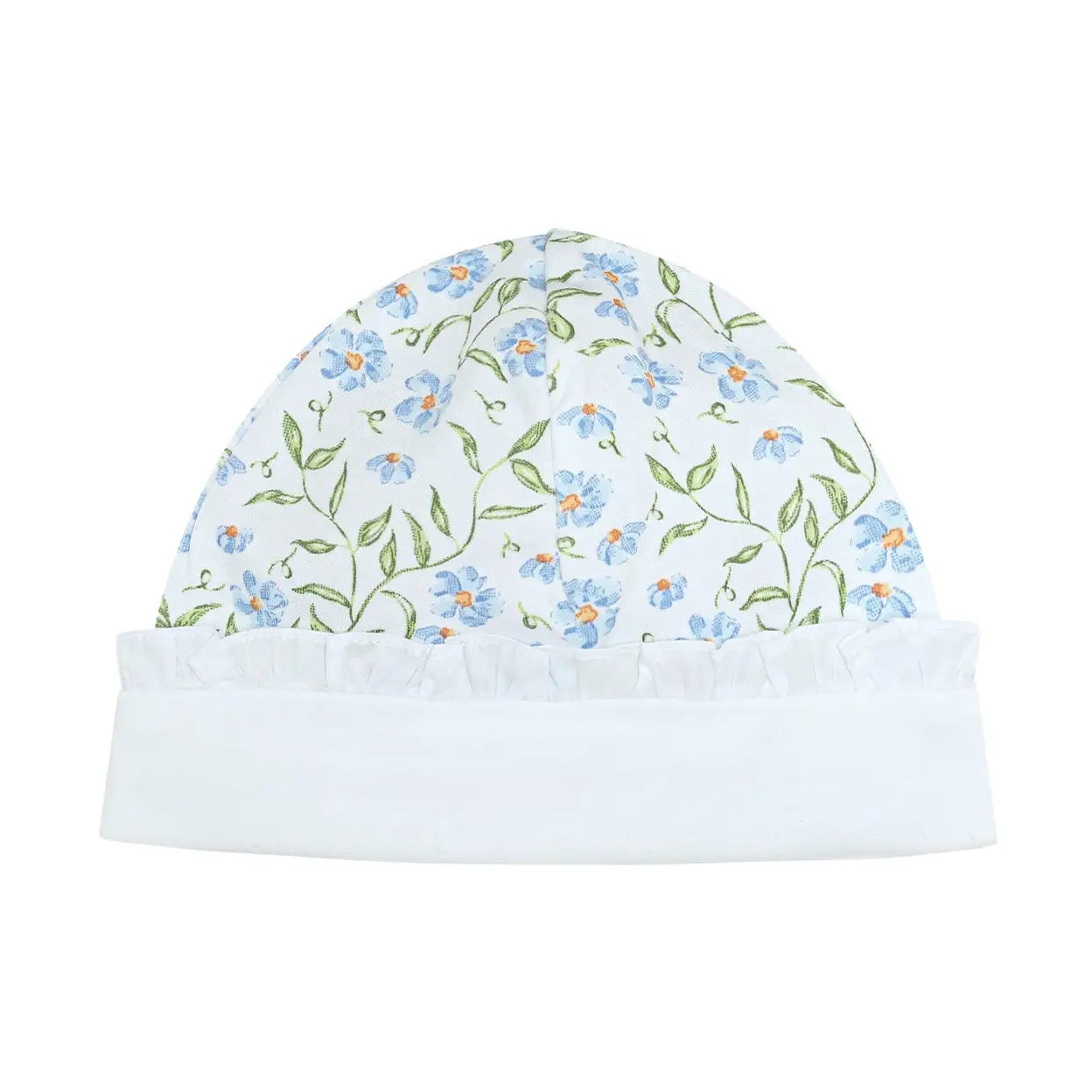 Blue Vines Print Hat