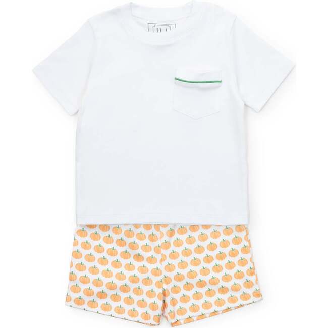 Walker Boys Short Set - Harvest Pumpkin