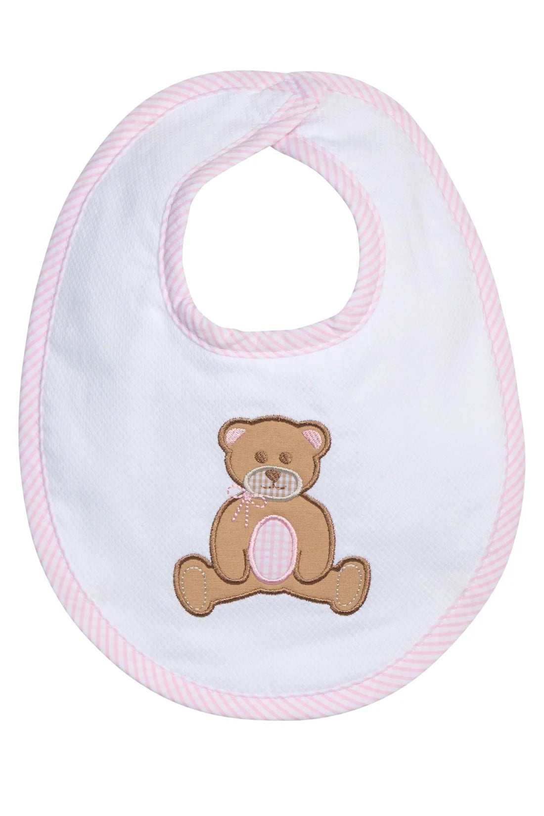Teddy Bear Bib Pink