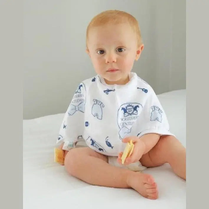Southern Gentleman Burp Cloth & Bib Combo