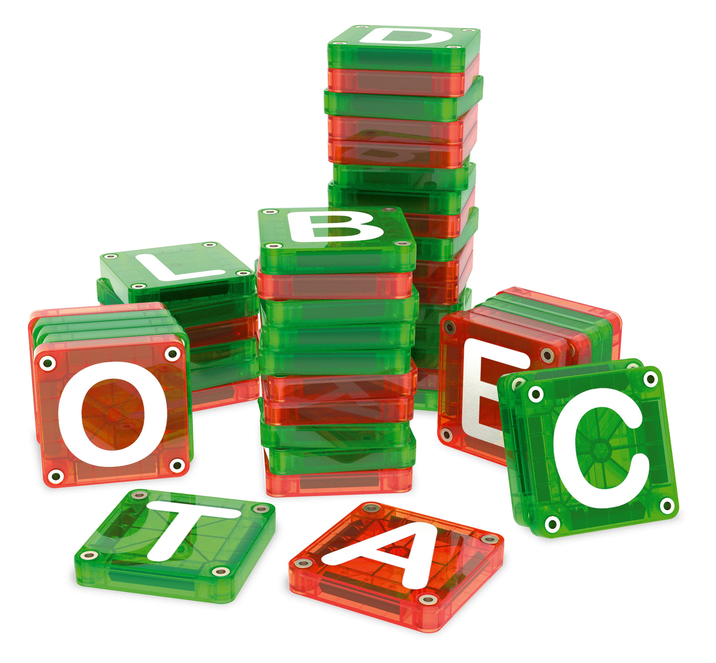 Magnatiles Learn Letter
