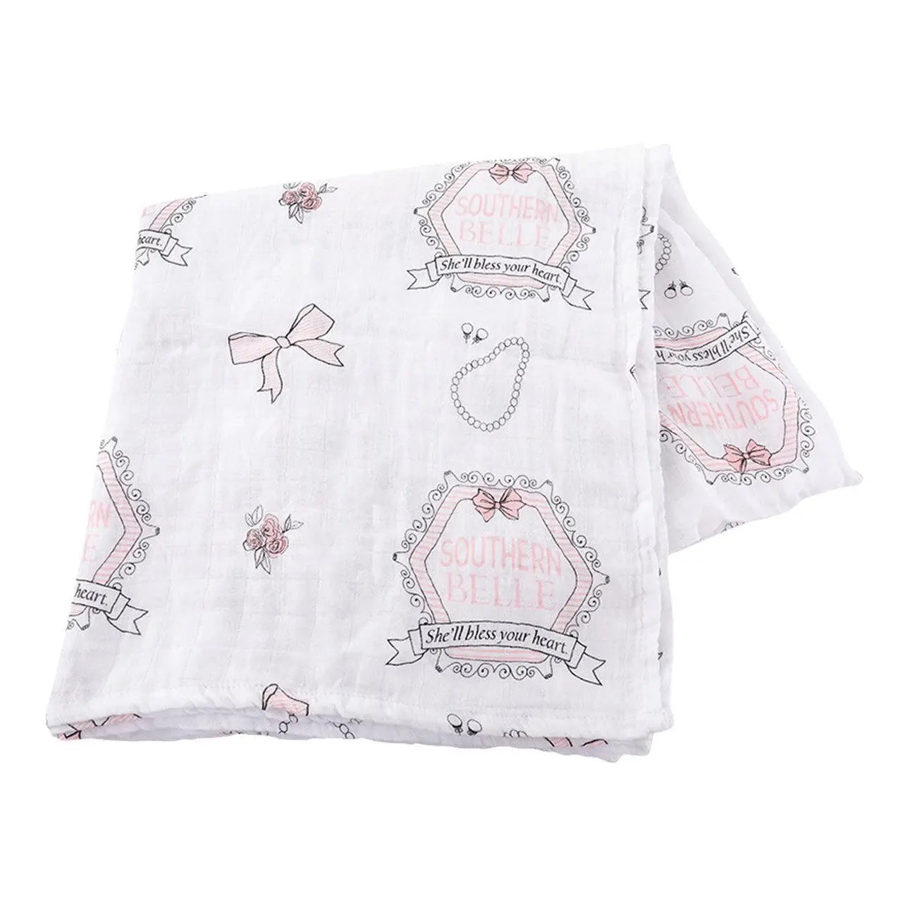 Southern Belle Muslin Swaddle Blanket