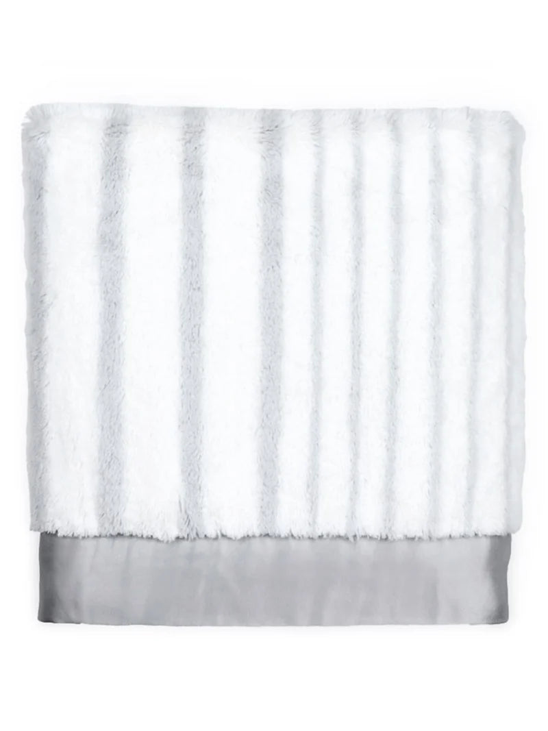 Luxe Strand Big Baby Blanket Silver