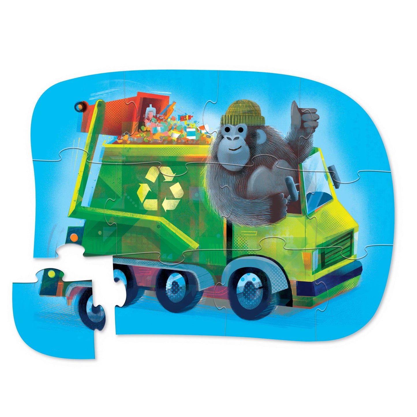 12 Piece Gorilla Mini Puzzle