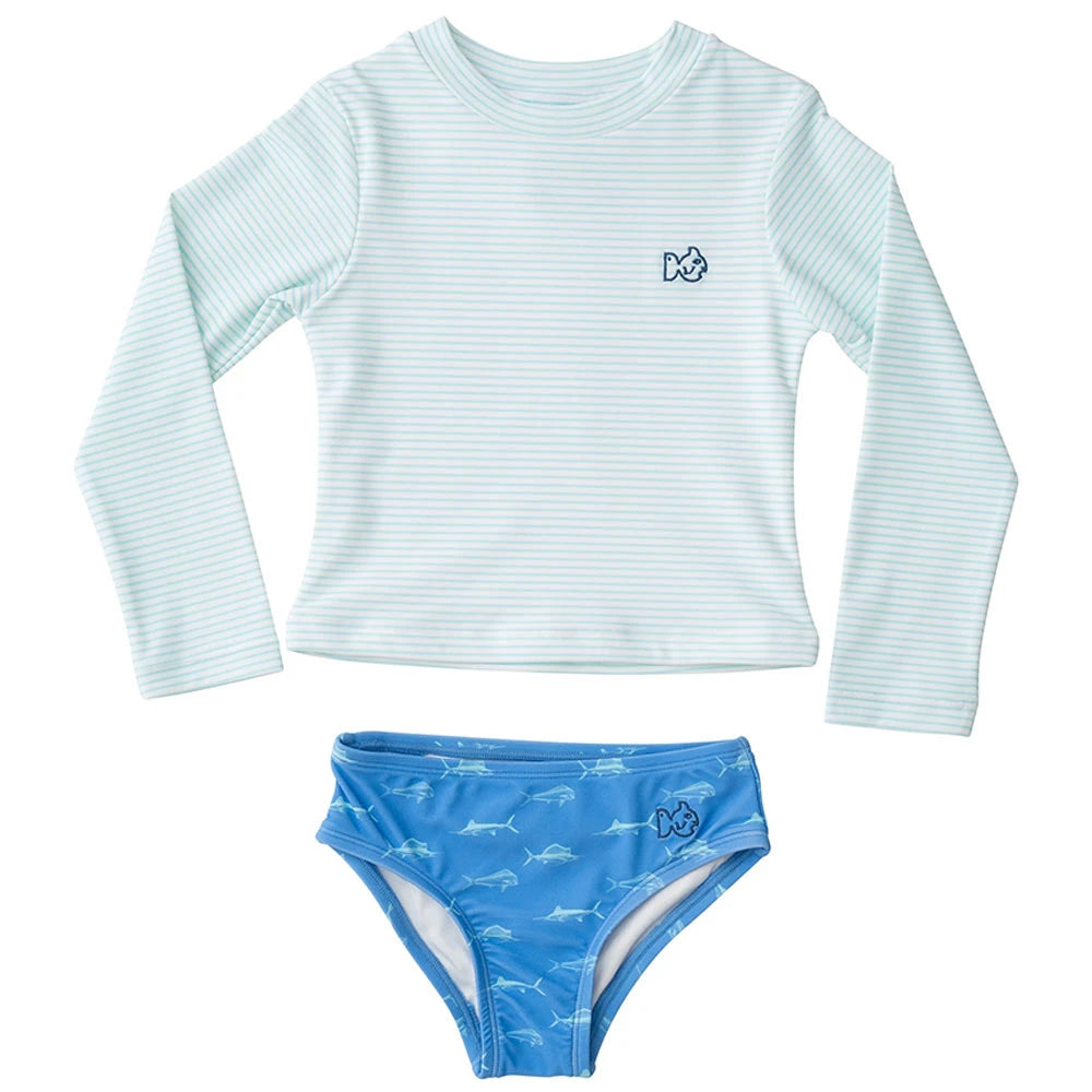 Girls Reef Rashguard Swim Set