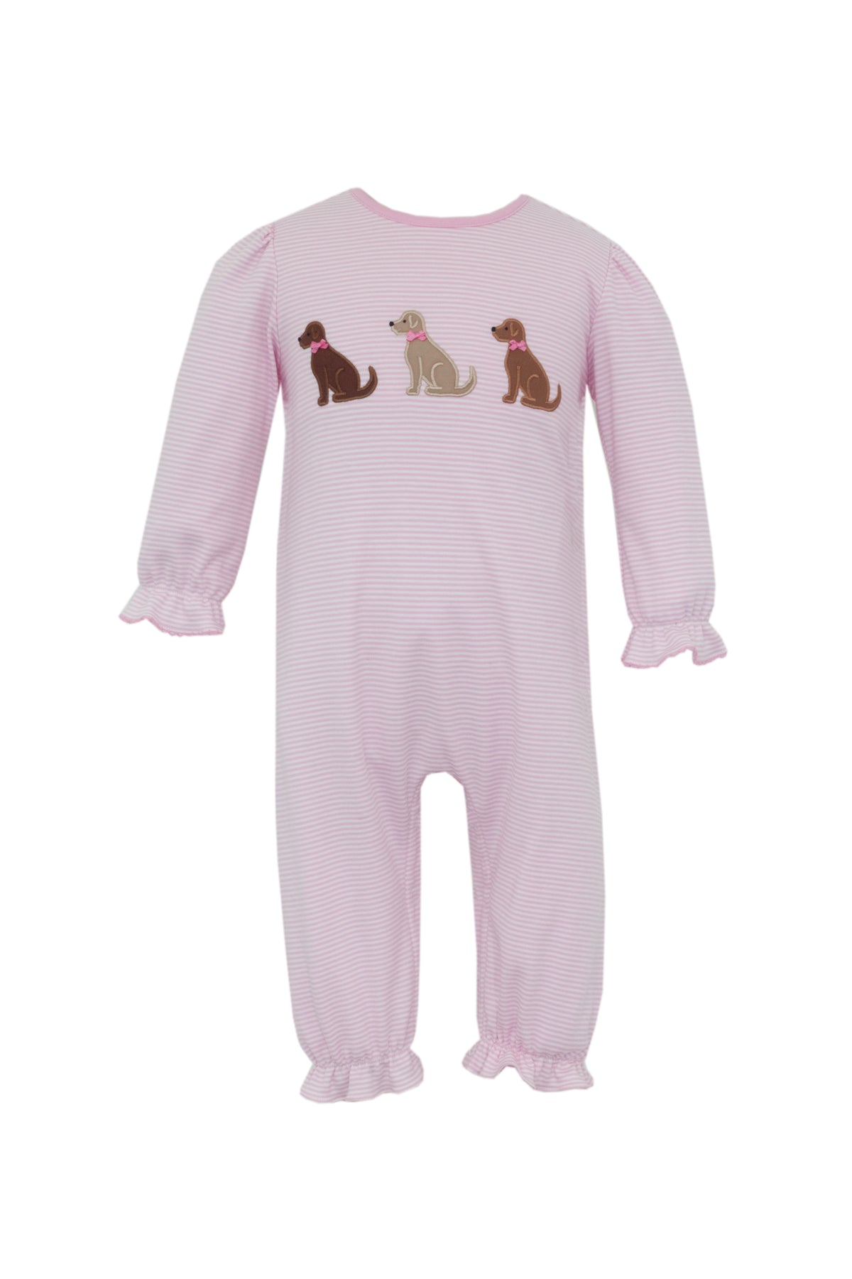 Lab Girls Pink Stripe Knit Romper