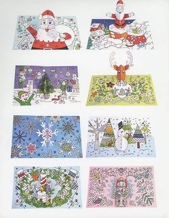 Color Pop Up Christmas Book