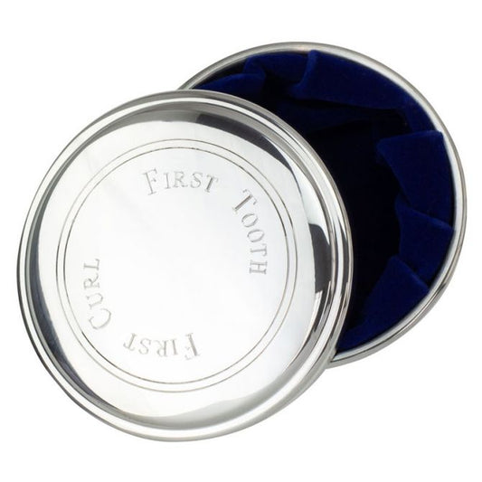 Pewter First Tooth/Curl Box