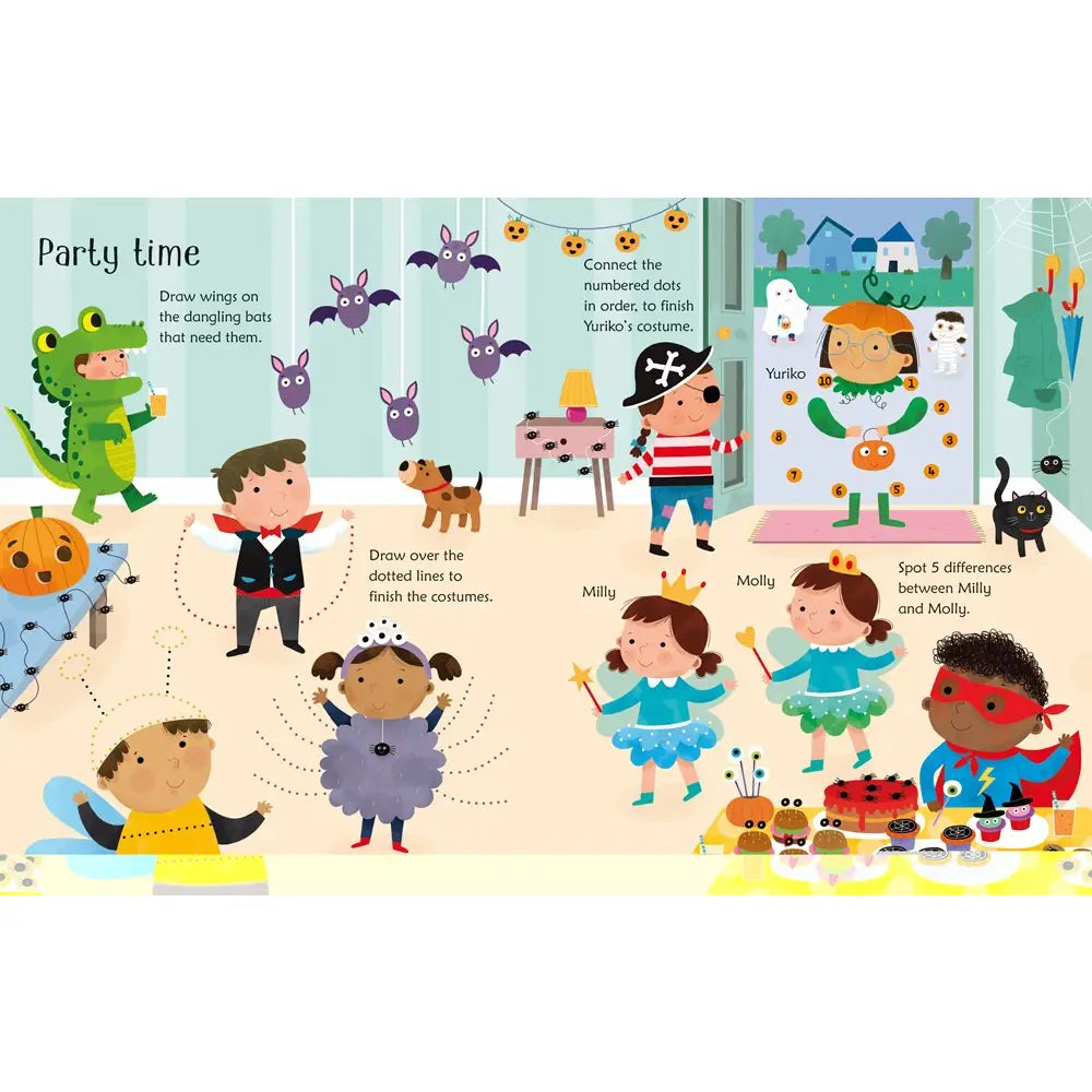Wipe-Clean Halloween Activities