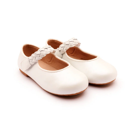 Lady Plat Nacardo Blanco Girls Shoe