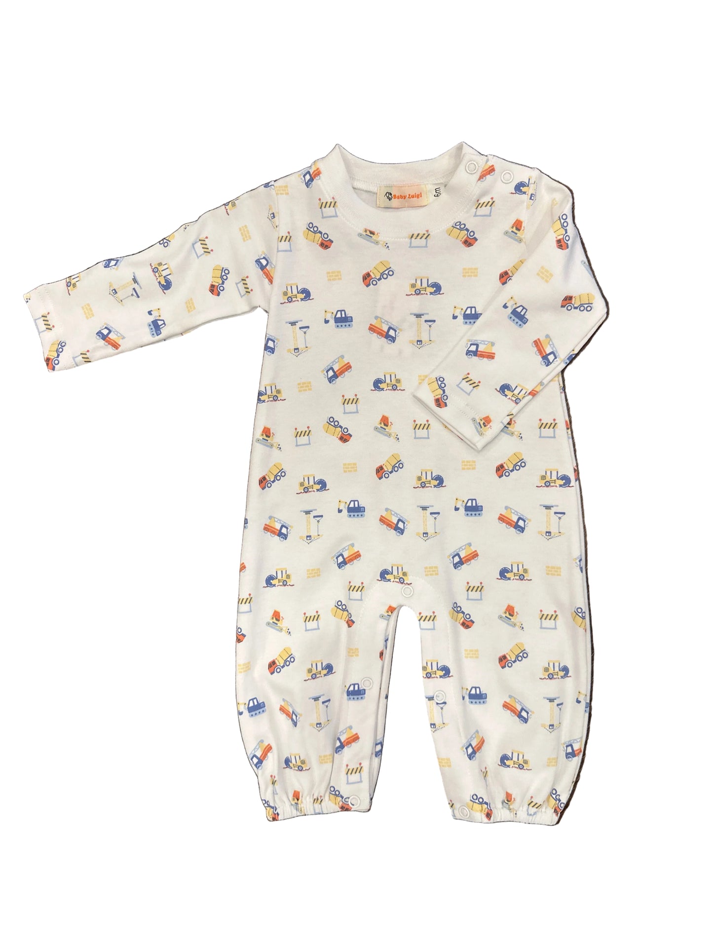 Boys Construction Romper