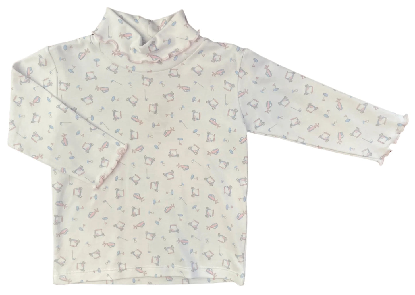 Golf Pink Turtleneck