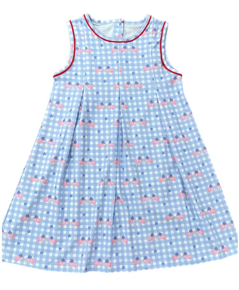 Patriotic Penny Pleat Dress