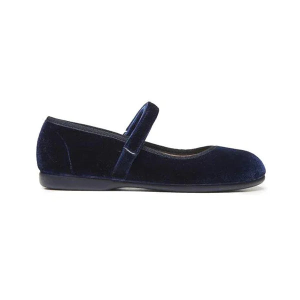 Classic Velvet Mary Janes Navy