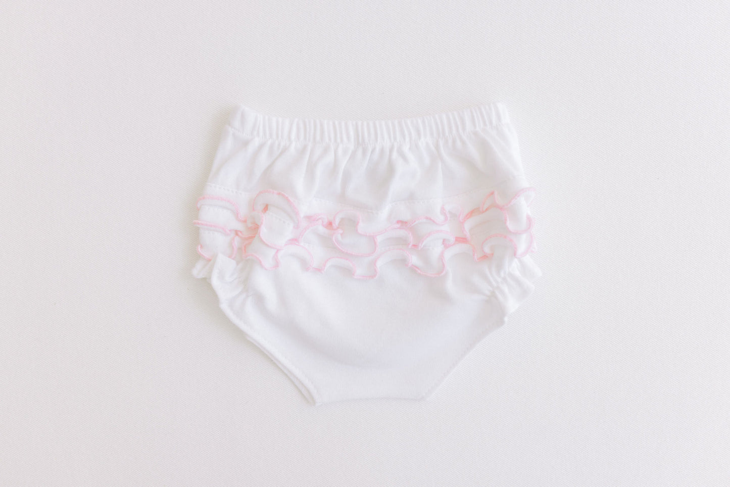 Diaper Cover Pink Ruffles