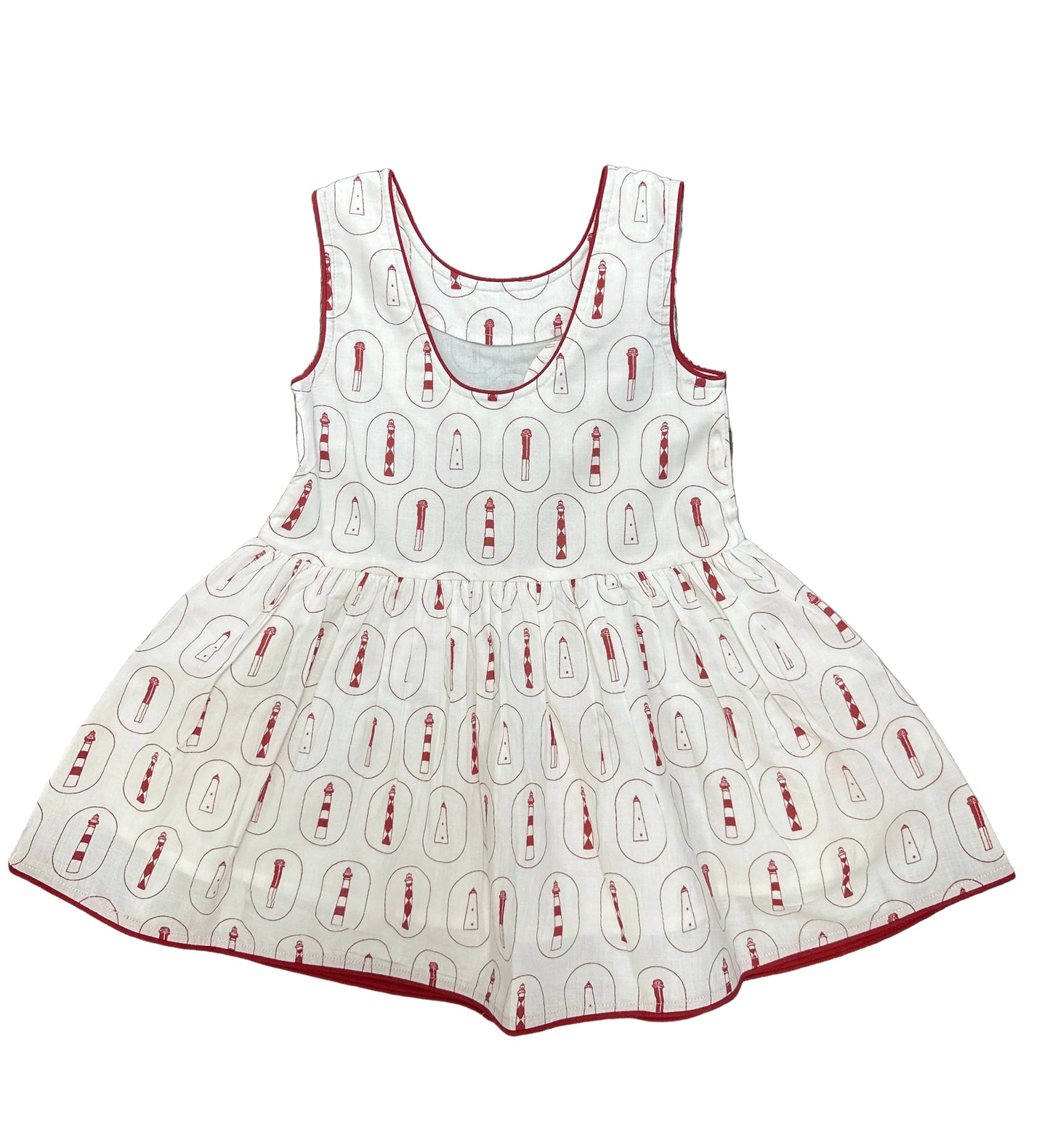 Scoop Back Lighthouse Dress