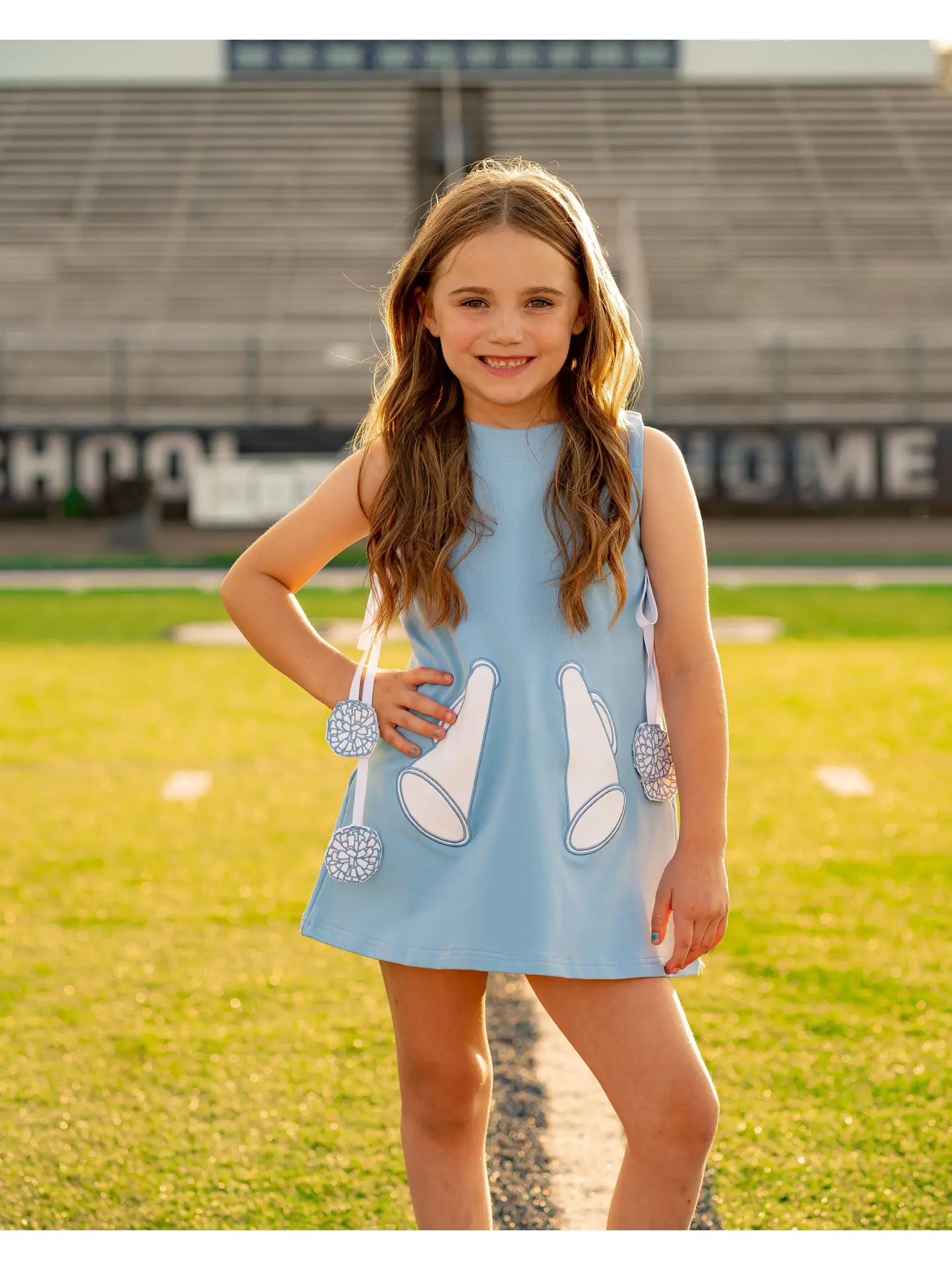 Game Day Jumper Light Blue & White