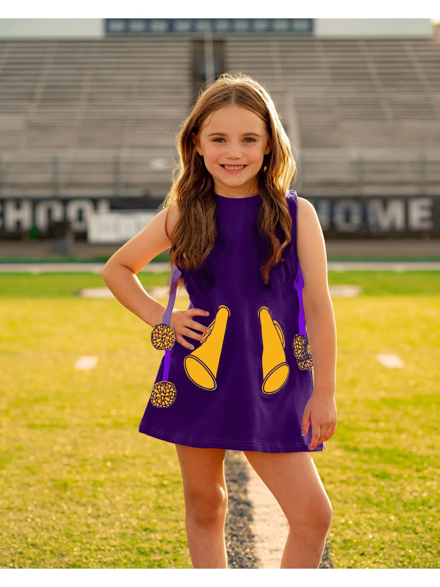 Game Day Jumper Purple & Gold