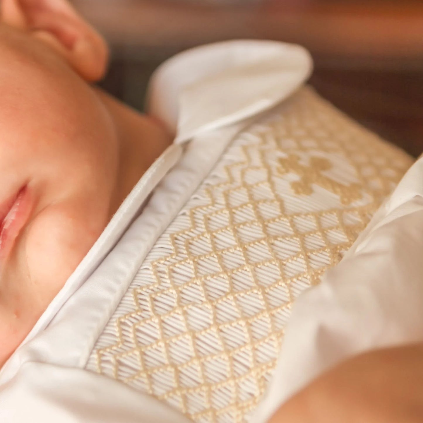 Boys Ivory Christening Sac - Newborn