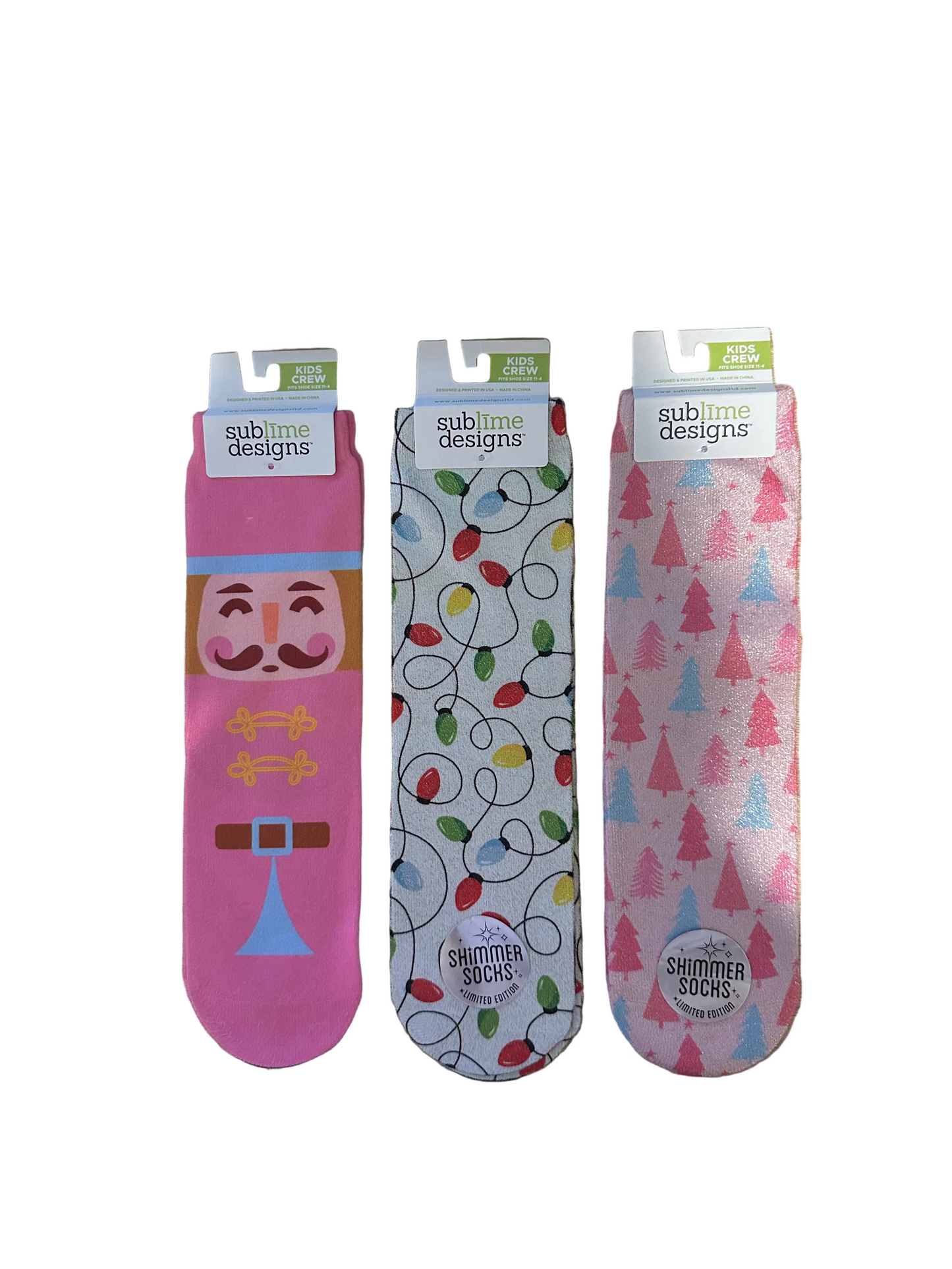Holiday Kids Crew Socks