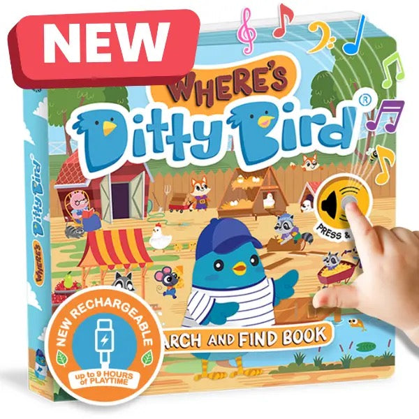 Ditty Bird Book - Where's Ditty Look & Find Activity