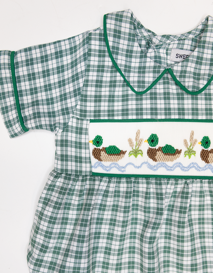 Mallard Smocked Boy Bubble