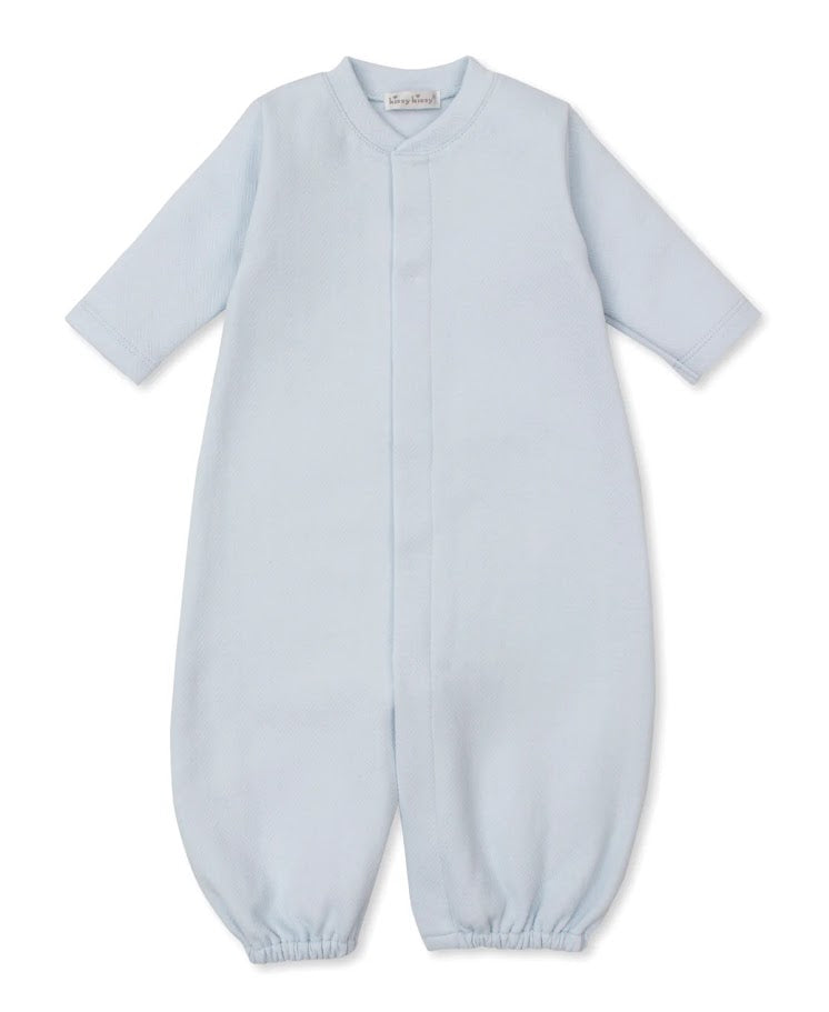 Jacquard Convertible Gown - Light Blue