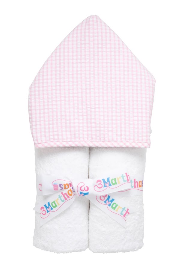 Everykid Towel - Big Check Pink