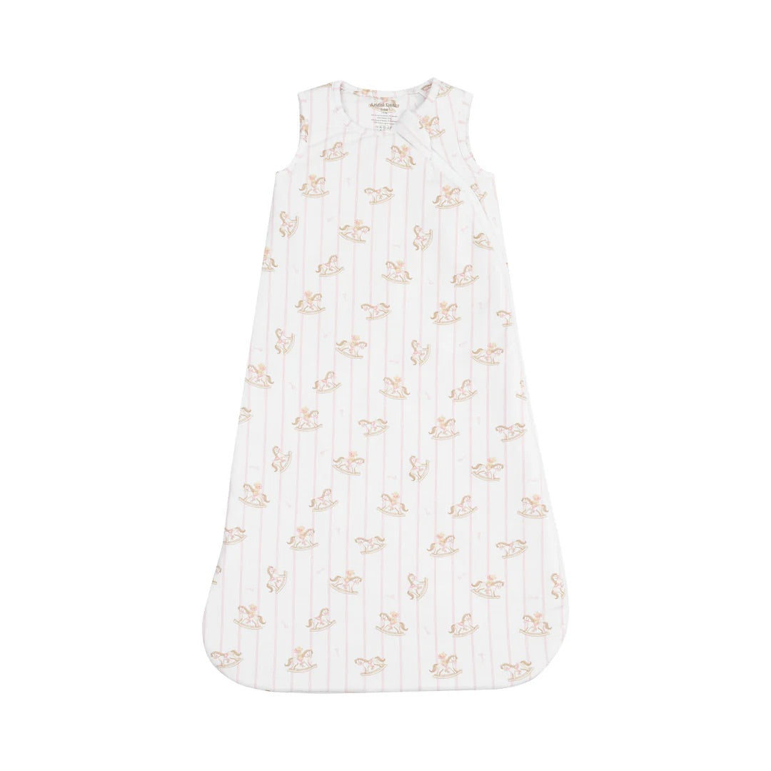 Pink Vintage Rocking Horse Sleep Sack