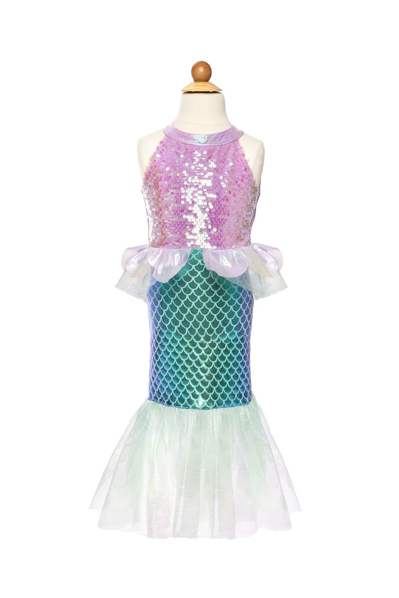 Misty Mermaid Dress Pink (3-4)