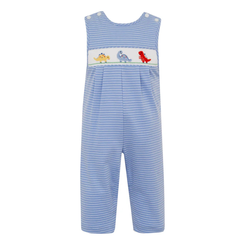 Dinosaurs Blue Knit Stripe Long Jon Jon