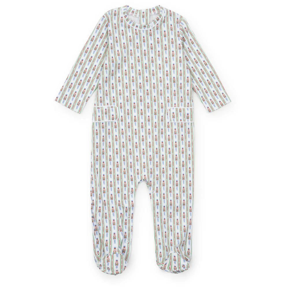 Preston Boys Nutcracker Stripe Romper