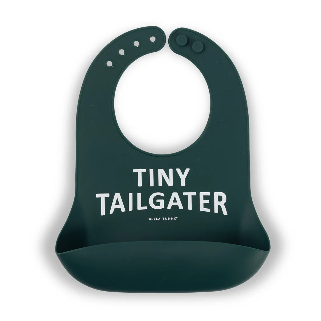 Tiny Tailgater Wonder Bib Green