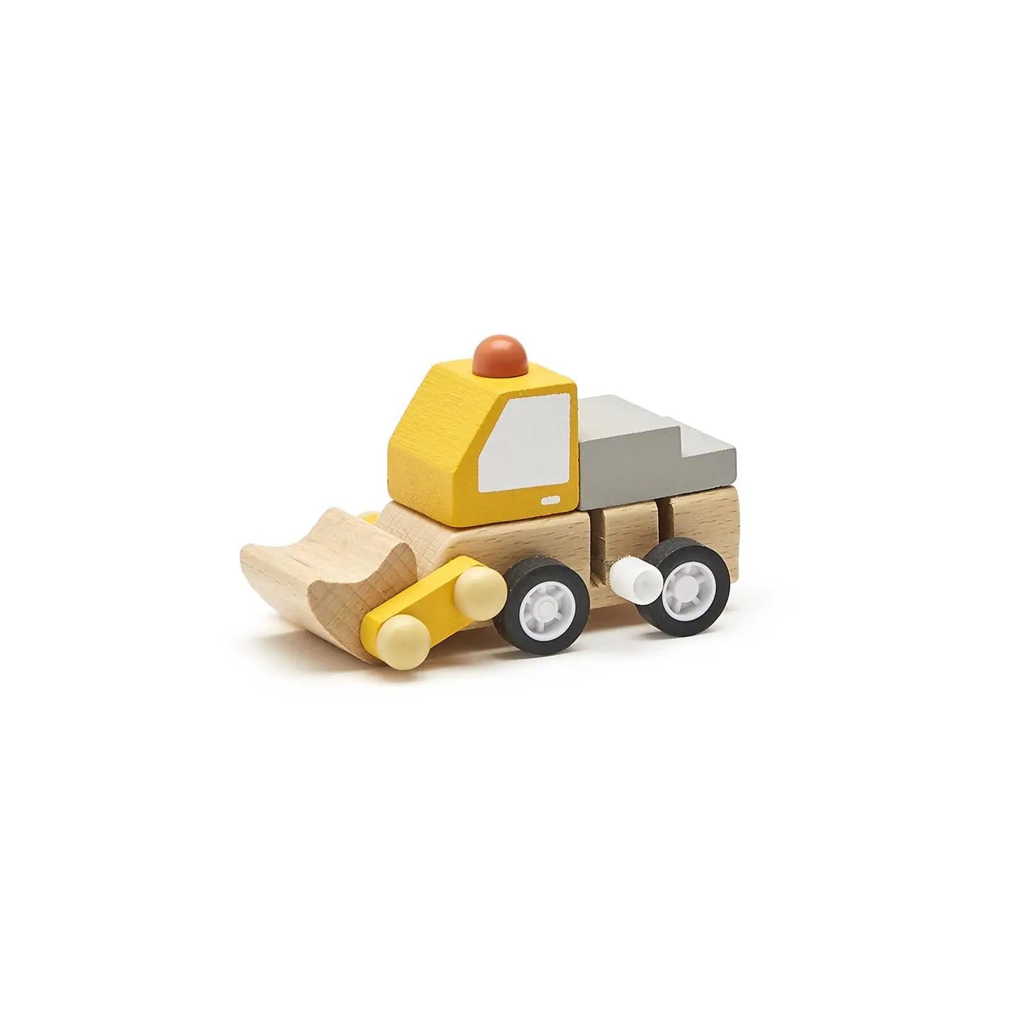 Wooden Construction Wind Up Truck