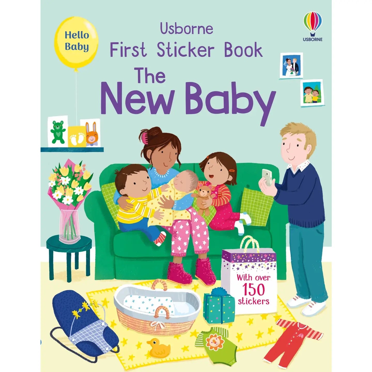 First Sticker Book New Baby