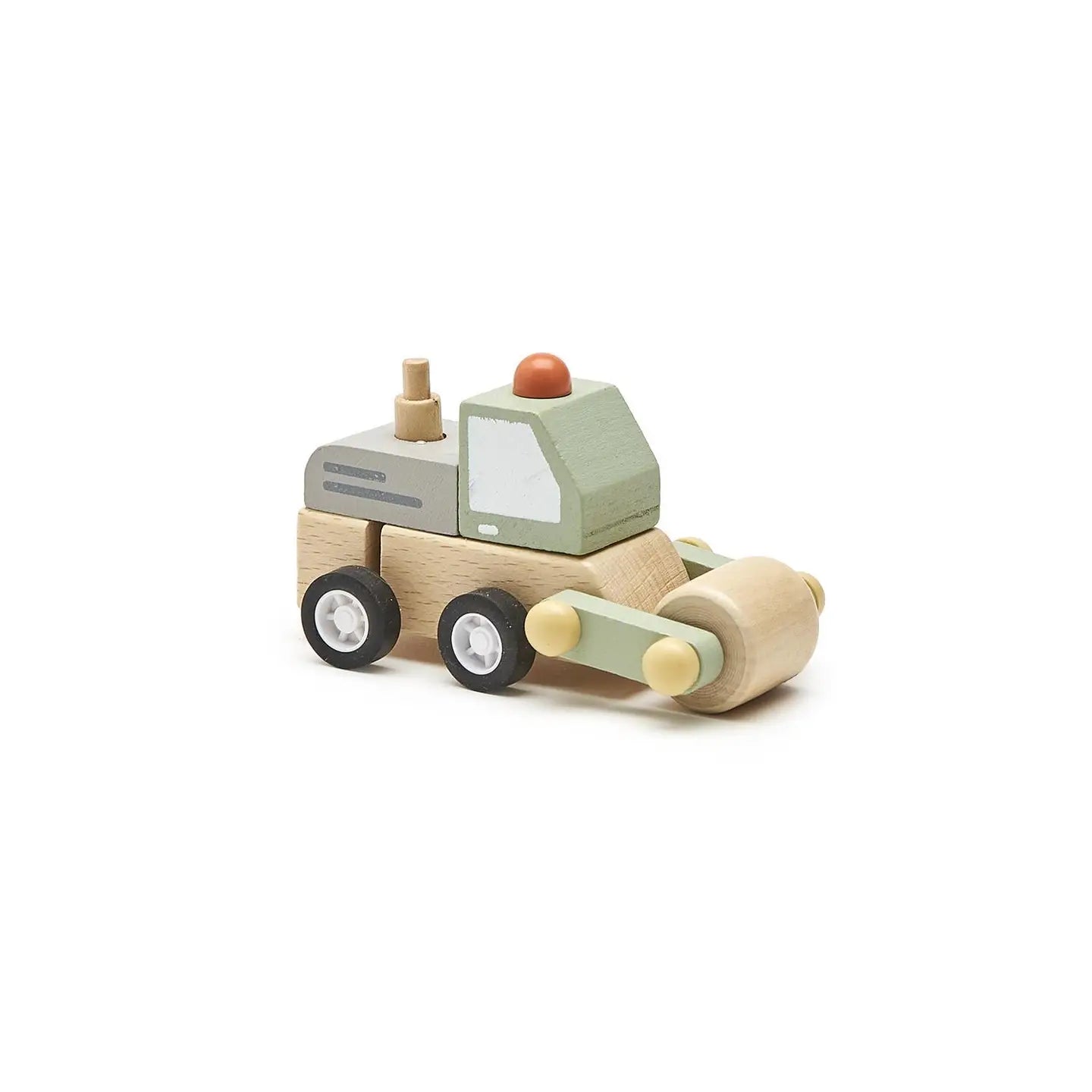 Wooden Construction Wind Up Truck