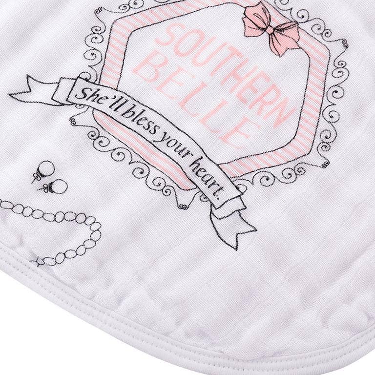 Southern Belle Burp Cloth & Bib Combo