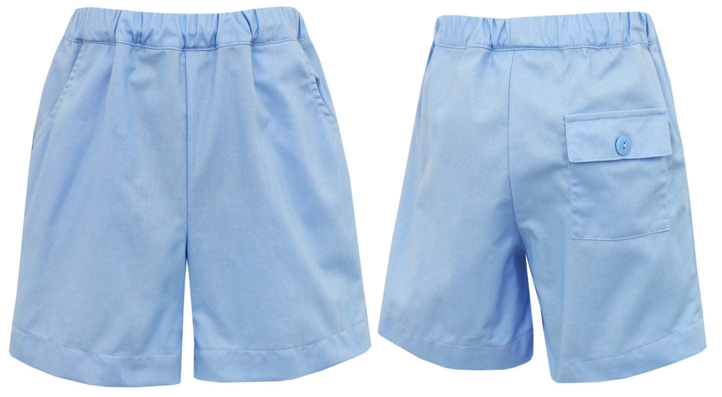 Anavini Lt Blue Knit Shorts