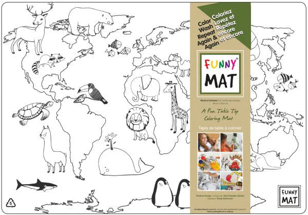 World Of Animals Placemat and Decor