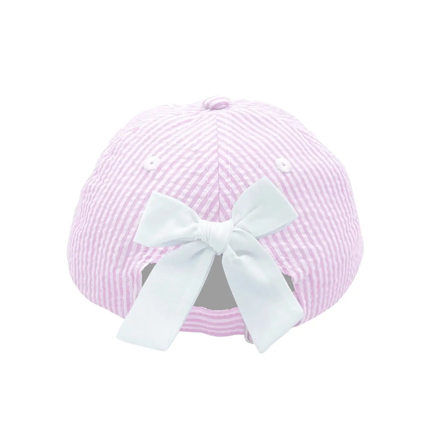 Pink Sailboat Seersucker Hat