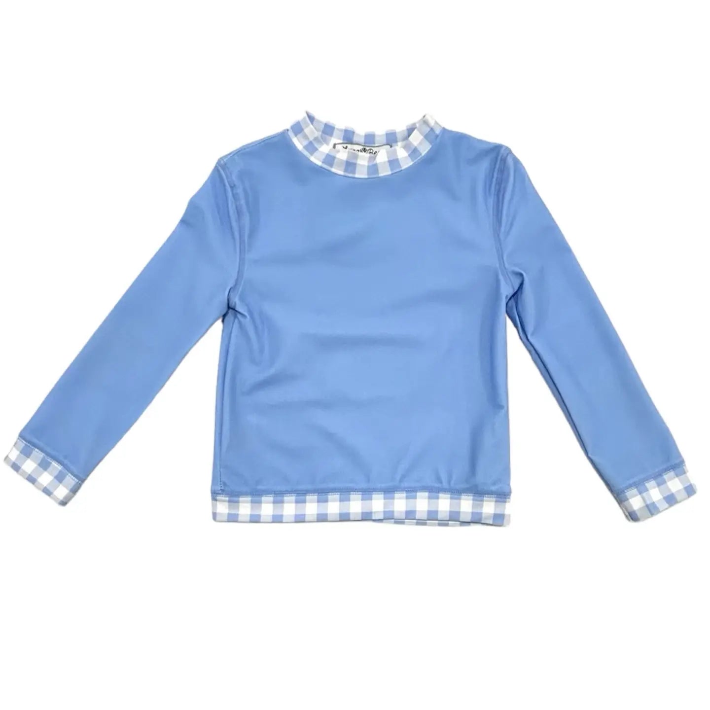 Blue Gingham Rashguard
