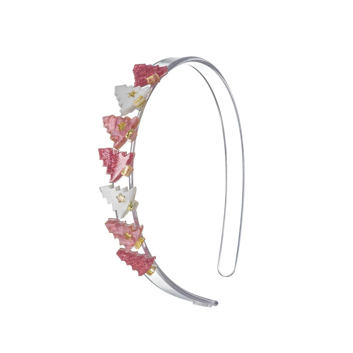 Christmas Tree Pearlized Headband