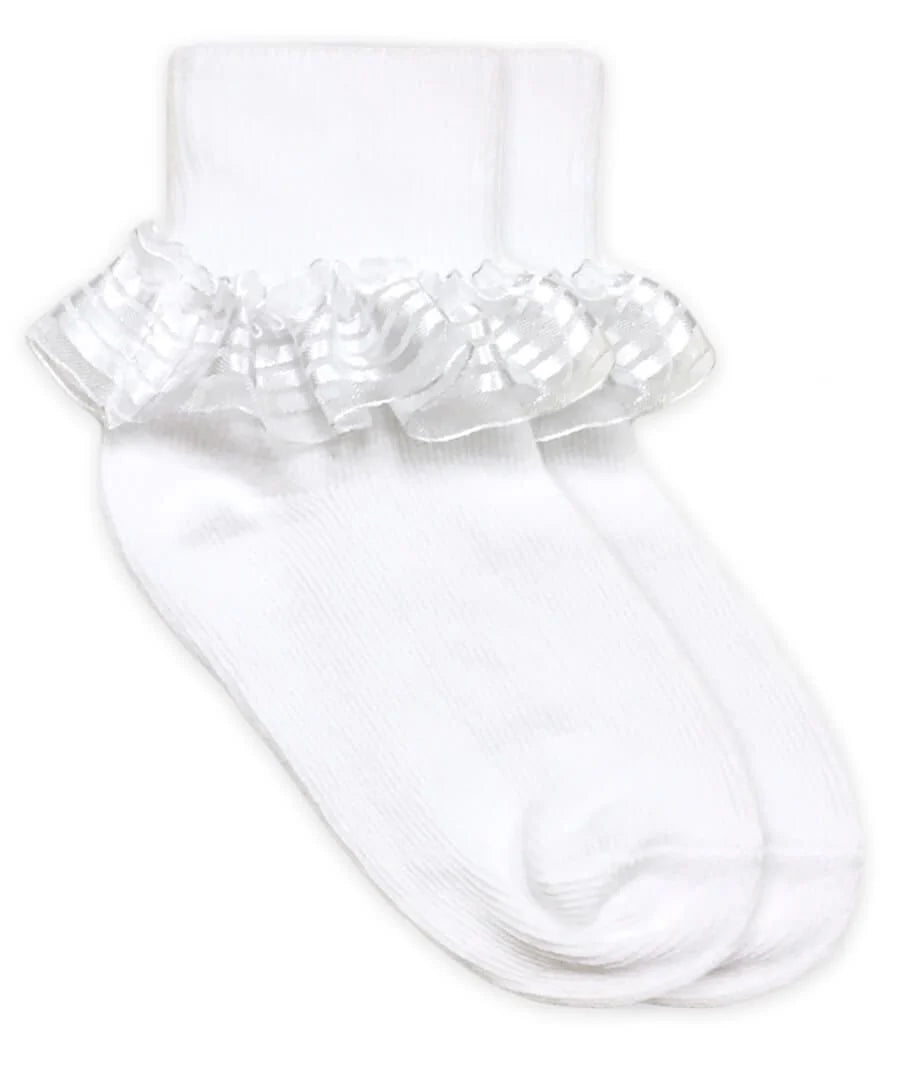 Sock With Satin And Organza Ribbon 2148 XS