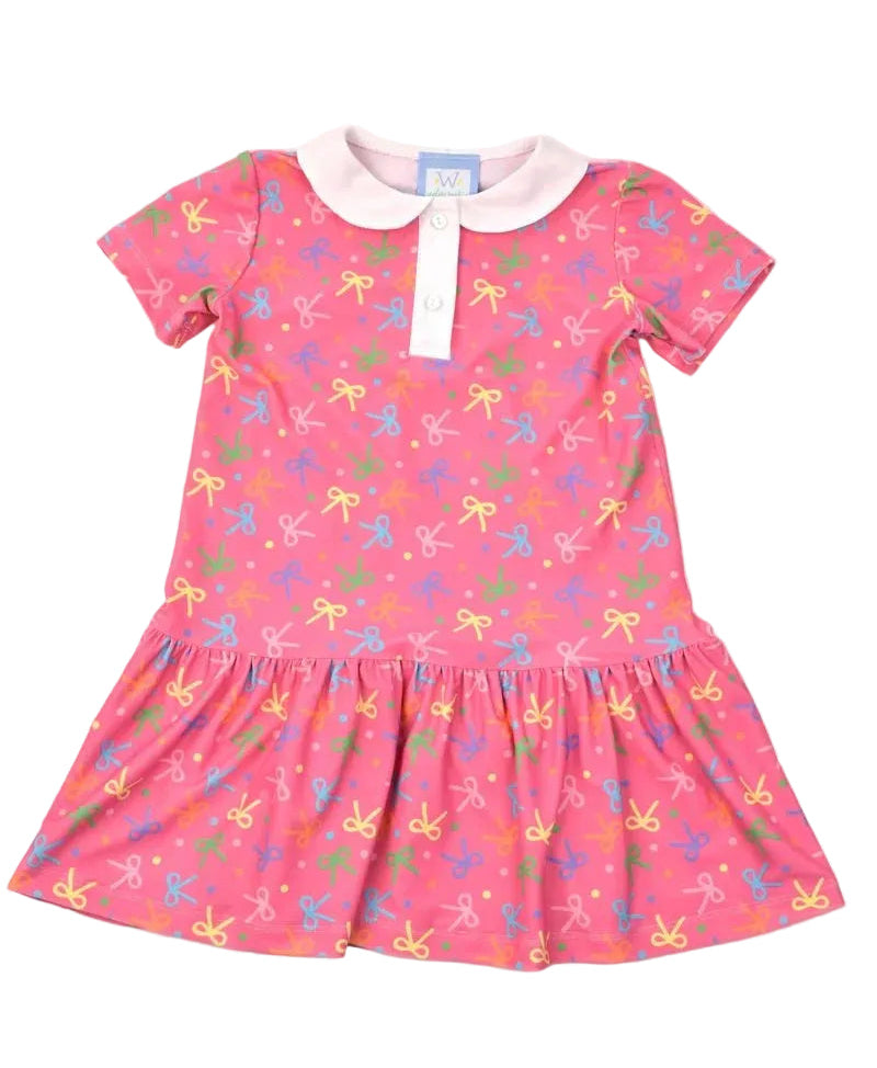 Bow Print Dress