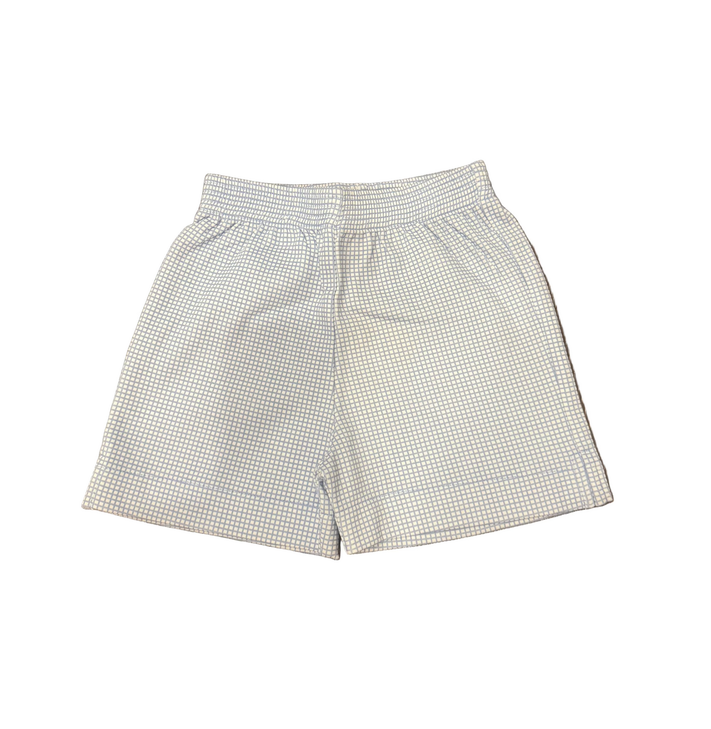 Light Blue Gingham Short