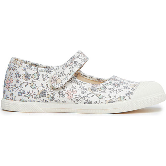 Canvas Mary Jane Sneakers Floral